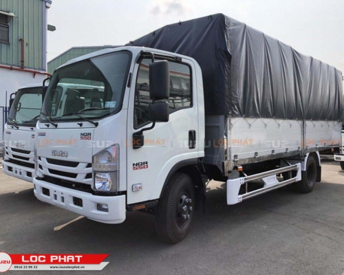 Xe tải Isuzu NQR 550 5 tấn Thùng Bạt