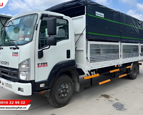 Xe tải Isuzu FRR 650 6 tấn thùng bạt